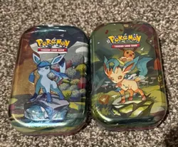 Pokemon Prismatic Evolutions Glaceon Mini Tin Scarlet & Violet TCG New & Sealed - Image 1