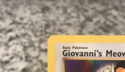 Pokemon WOTC Giovanni’s Meowth 74/132 1st Edition Gym Challenge Unlimited - Mint - Image 2