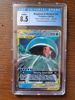 2019 POKEMON BLACK STAR PROMO MAGIKARP & WAILORD GX #SM166 CGC 8.5 - Image 1