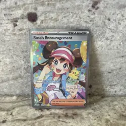 Rosa’s Encouragement 123/088 Special Illustration Rare Pokemon TCG Perfect Order - Image 1
