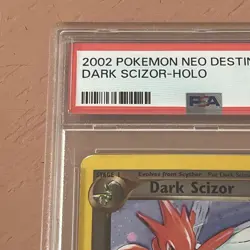 2002 Pokemon Neo Destiny Dark Scizor Holo 9/105 VG-EX PSA 4 - Image 4