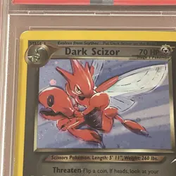 2002 Pokemon Neo Destiny Dark Scizor Holo 9/105 VG-EX PSA 4 - Image 5
