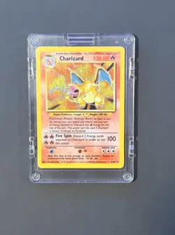 Base Set Charizard Vintage Holo - Rare #4/102 1999 Pokemon TCG - Image 1