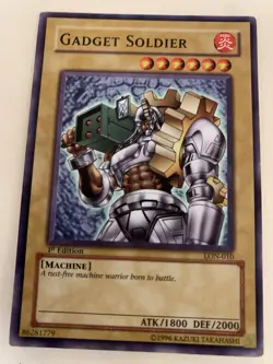 Yugioh Gadget Soldier - Common - 1st Edition - LON-010 - Image 1