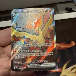 2025 Pokemon SV Destined Rivals Team Rocket's Moltres ex #208/182 mint - Image 3