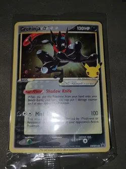 TCG POKEMON CELEBRATIONS GRENINJA GOLD STAR PROMO SWSH144 SEALED - Image 1