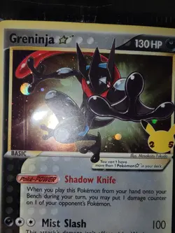 TCG POKEMON CELEBRATIONS GRENINJA GOLD STAR PROMO SWSH144 SEALED - Image 2