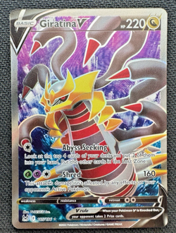 Giratina V 185/196 Pokemon Ultra Rare Lost Origin Near Mint - Image 1