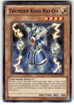 Yu-Gi-Oh! TCG Thunder King Rai-Oh RYMP-EN074 Common Near Mint - Image 1