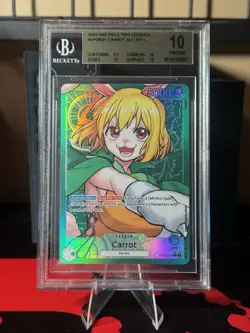 2024 One Piece Two Legends Carrot Alt Art #021 BGS 10 Pristine - Image 1
