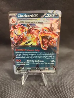 Pokemon TCG Charizard EX Double Rare Card 054/091 - Image 1
