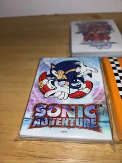 LOT OF 3 SONIC ADVENTURE LIMITED RUN TRADING CARD SLEEVES SEGA DREAMCAST PACKS - Image 2