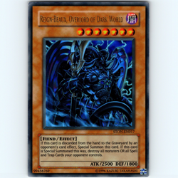 Yugioh Reign-Beaux, Overlord of Dark World STON-EN017 Ultra Rare Holo - LP 💎 - Image 1