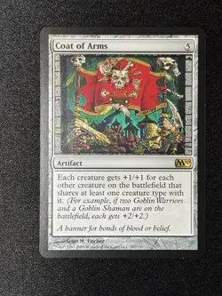 Magic: The Gathering Artifact Coat of Arms Rare Regular Card (NM) 10th Edition - Image 1