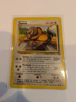 Pokemon TCG Tauros Jungle Card 47/64 Unlimited - Image 5