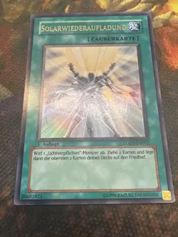 Yugioh - Solar Recharge LODT-EN052 1st Edition Ultra Rare LP - Image 1