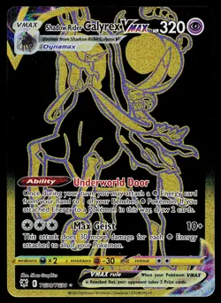 Pokemon Card - Shadow Rider Calyrex VMAX Astral Radiance TG30/TG30 Secret Rare - Image 1