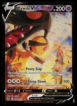Pokemon Card - Mawile V Silver Tempest Trainer Gallery TG17/TG30 Holo Rare V - Image 1