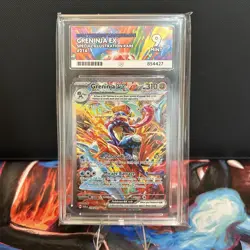 Pokemon TCG Greninja EX Scarlet & Violet Twilight Masquerade Card 214/167 Ace 9 - Image 1