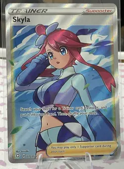Skyla 072/072 Shining Fates Ultra Rare Card Near Mint NM Condition - Image 1