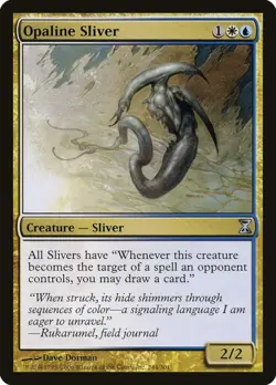 MtG Opaline Sliver 244/301 Time Spiral Regular Uncommon - Image 1