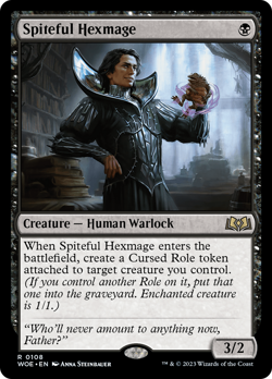 Spiteful Hexmage #108 | Near Mint | Wilds of Eldraine WOE | Magic MTG - Image 1