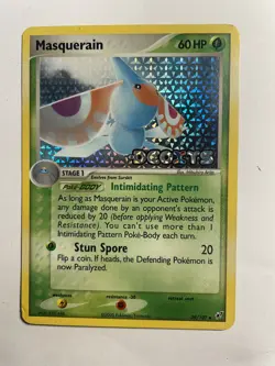 Masquerain 39/107 Reverse Holo Stamped Pokemon EX Deoxys 2005 TCG Era Card HP - Image 1
