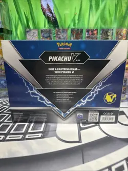 Pokemon TCG: Pikachu V Box - Factory Sealed - Promo, Oversized Card, 4 Boosters - Image 2