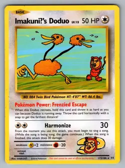 ImakuniU's Doduo Secret Rare XY - Evolutions 112/108 Pokemon MP - Image 1