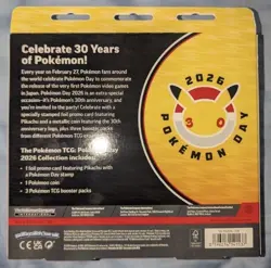 Pokemon Day 2026 Collection Pikachu Promo Box NEW SEALED - Image 2