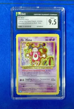 Pokemon Mr. Mime 013/034 Trading Card Game Classic Holo CGC 9.5 - Image 1