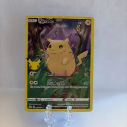 Pikachu 005/025 Celebrations Holo Full Art Ultra Holo Rare Pokemon TCG - Image 1