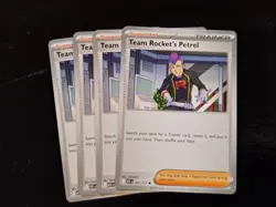 4x Team Rocket's Petrel 207/217 x4 - Ascended Heroes - Pokemon Playset - Image 1