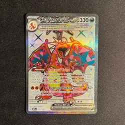Pokemon TCG- Charizard ex Ultra Rare SV03: Obsidian Flames 215/197 NM - Image 1