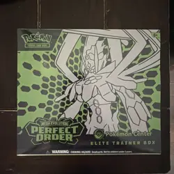 Pokemon Center Exclusive Elite Trainer Box Mega Evolution Perfect Order ETB🟢⚫ - Image 1