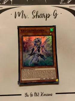 KRISTALLMADCHEN - 1. AUFLAGE KICO-DE015 DEUTSCH Yu-Gi-Oh! CARD SUPER RARE HOLO - Image 3