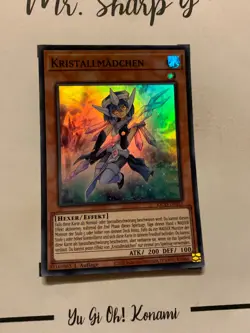 KRISTALLMADCHEN - 1. AUFLAGE KICO-DE015 DEUTSCH Yu-Gi-Oh! CARD SUPER RARE HOLO - Image 4