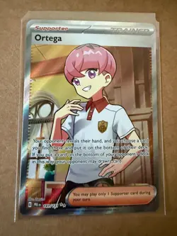 2025 Pokemon Prismatic Evolutions Ortega 141/131 Ultra Rare NM - Image 1