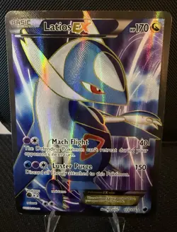 2013 Pokemon Latios EX Full Art Ultra Rare Plasma Freeze #113/116 170 MP - HP + - Image 1