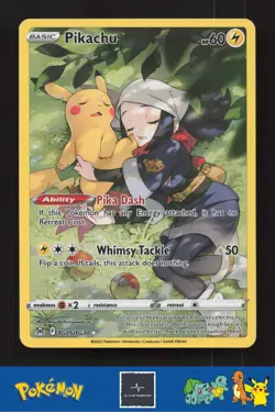 2022 Pokemon SWSH Lost Origin TG05/TG30 Pikachu - Image 1