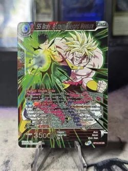SS Broly, Brutality Beyond Measure SR Dragon Ball Super Card Game BT15-019 NM - Image 1