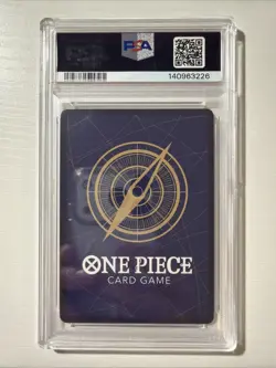 One Piece Monkey D Luffy PSA 9 Op07-109 Sr TR Treasure Rare - Image 2