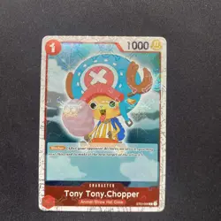 2024 One Piece PRB-01 English Tony Tony Chopper Jolly Roger Reverse Holo - Image 1