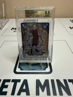 Sanji OP06-119 SP Alt Art OP11 A Fist of Divine Speed One Piece Bgs 9.5 - Image 1