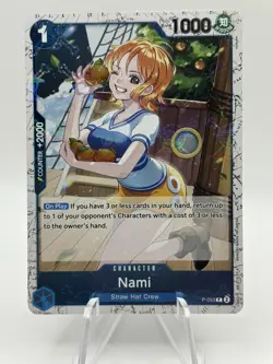 Nami (Jolly Roger Foil) P-053 PR One Piece English NM - Image 1