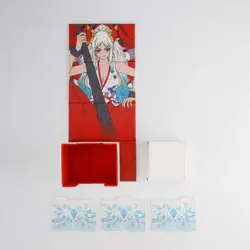 Mana Moon One Piece Yamato Oni v2 - TieDye Faux Leather Dicewinder Deck Box - Image 1