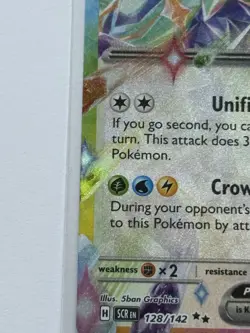 Pokemon TCG Stellar Crown Terapagos EX 128/142 Double Rare Holo Card - Image 4
