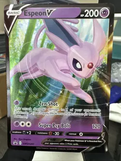 Espeon V SWSH201 Sword & Shield Black Star Promo Pokemon Card - #23 - Image 1