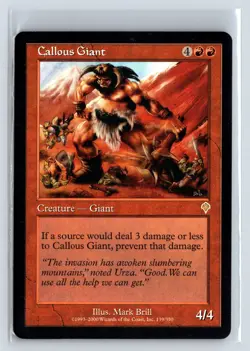 CALLOUS GIANT - MTG Magic the Gathering Card - Invasion - Rare - Image 1