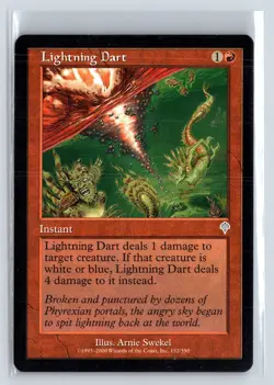 LIGHTNING DART - MTG Magic the Gathering Card - Invasion - Uncommon - Image 1